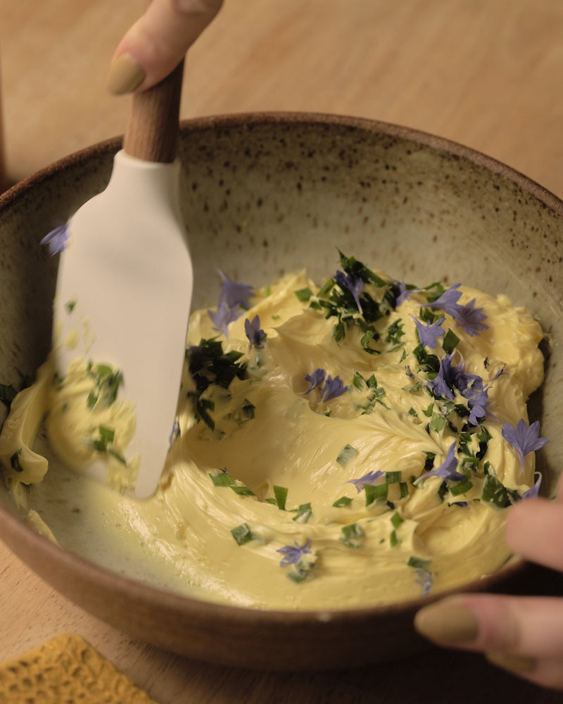 Turmeric Garlic Chive Compound Butter with Anna Patrikian