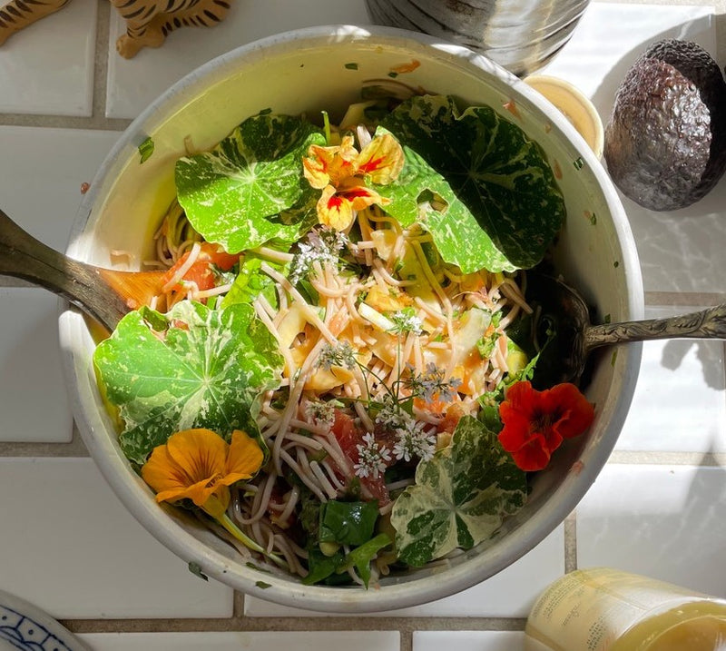Spring Soba Noodle Salad