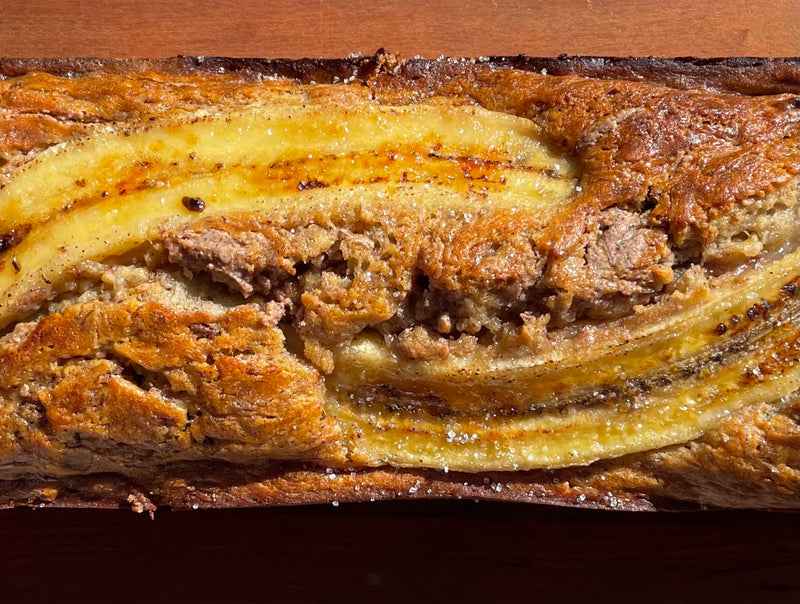 Turmeric Chocolate Banana Bread